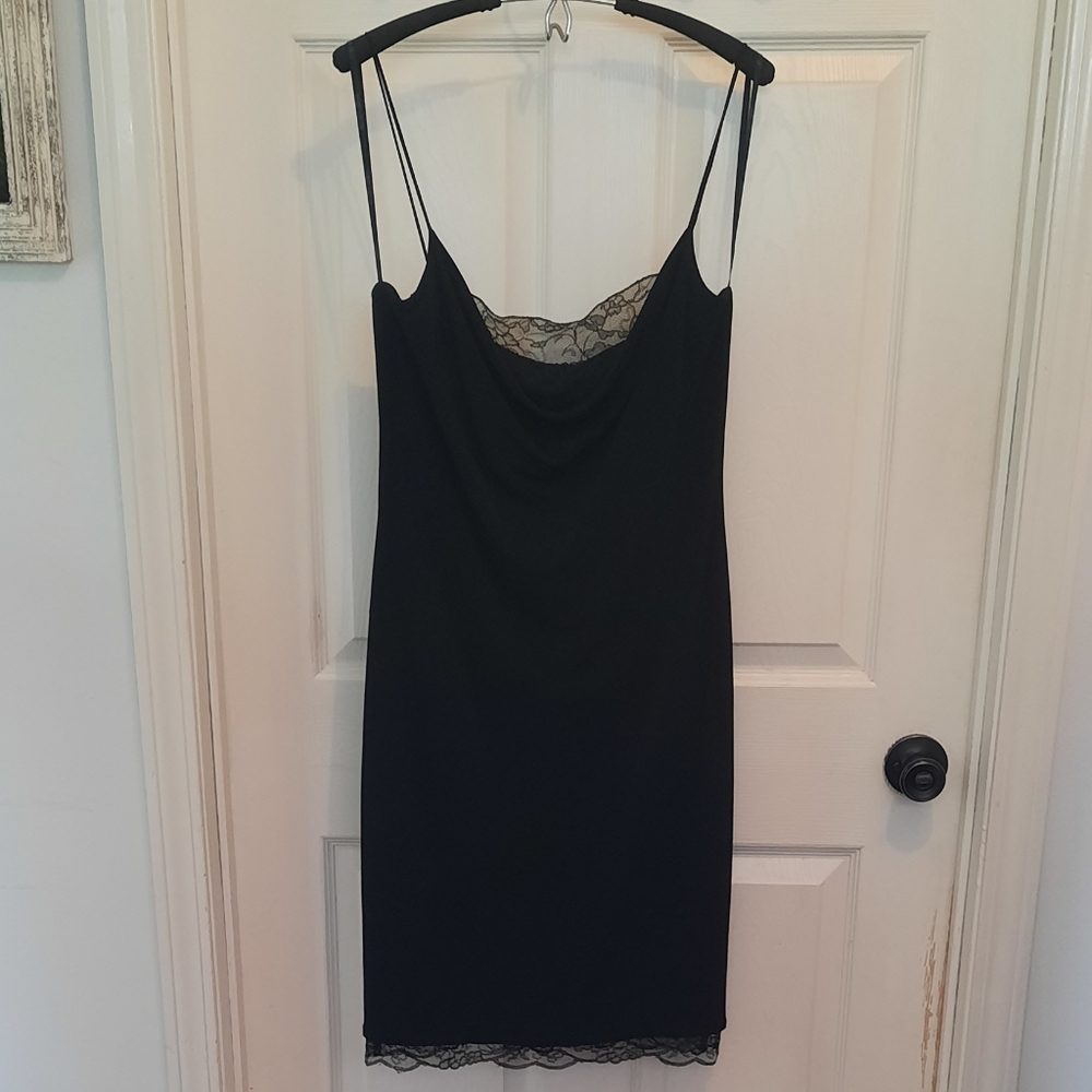Vintage early 2000s Laundry by Shelli Segal Slip Dress Cocktail Dress